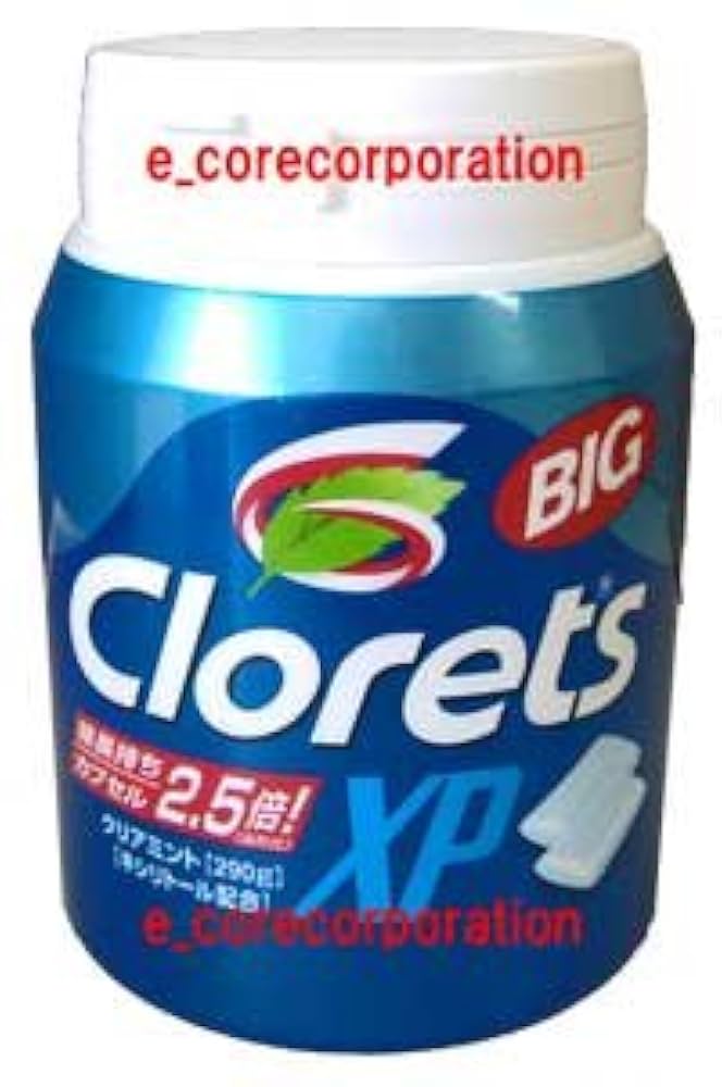 クロレッツボトルガム クリアミント×30個 Clorets クロレッツXP クリアミント ガム ボトルR: アウトドア